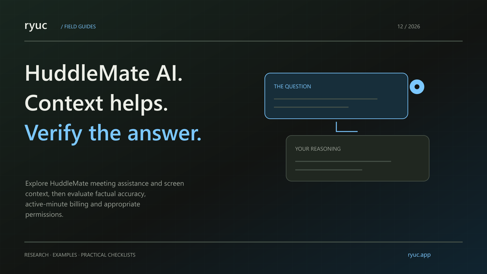 Original editorial illustration for HuddleMate AI: Meeting Help, Context and Interview Rules
