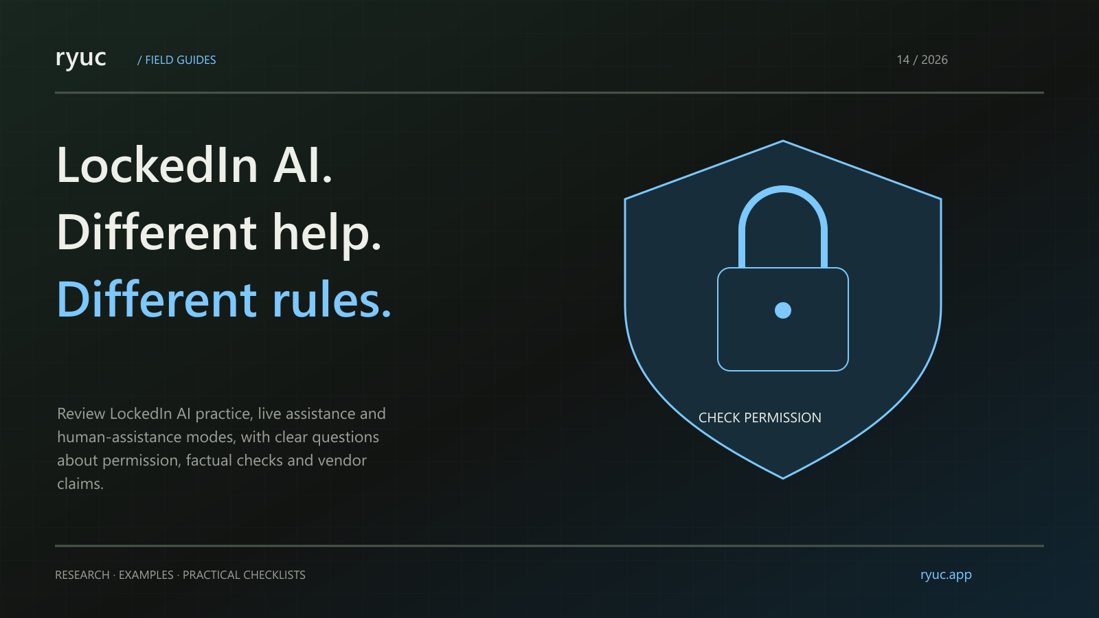 Original editorial illustration for LockedIn AI: Features, Practice and Assessment Rules